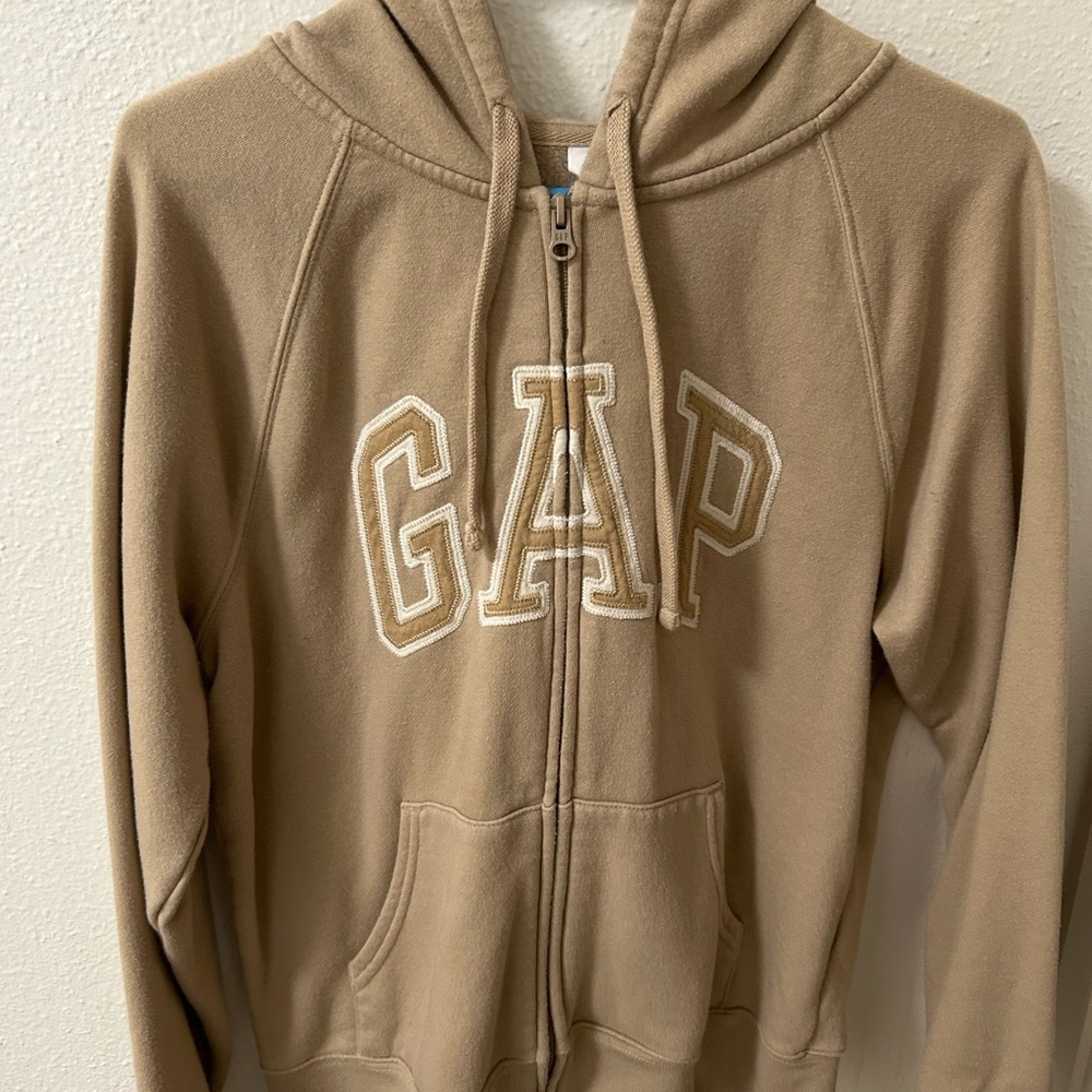 GAP Brown Zip-Up Hoodie